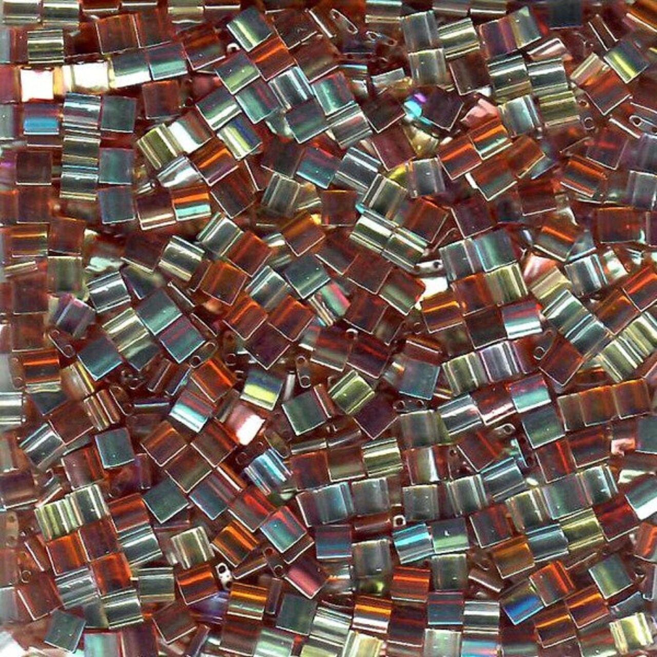 Miyuki Tila Bead TL 4576 Crystal Orange Rainbow 5 grams